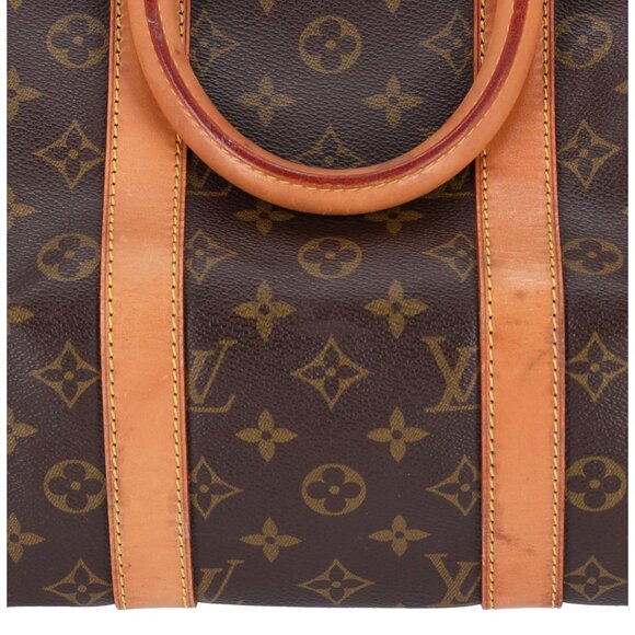 Louis Vuitton Monogram Keepall 45 Travel Boston Bag M41428 Weekender - Picture 4 of 17